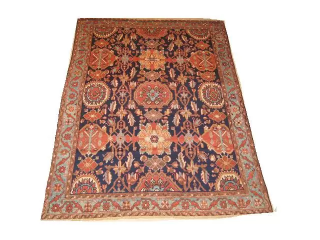 Old Hamedan Rug from persia , circa 1920