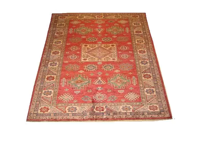 Kazak Rug - Afghan in red color
