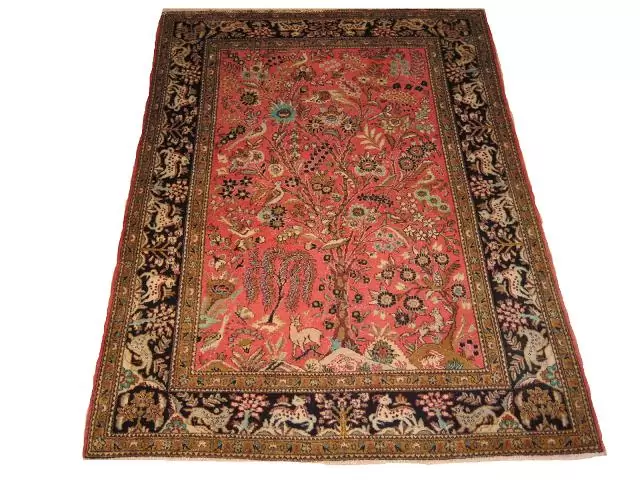 Qum silk rug from Iran 