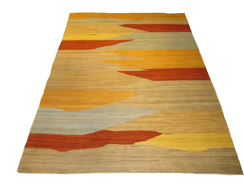 Modern Afghan design kilim 