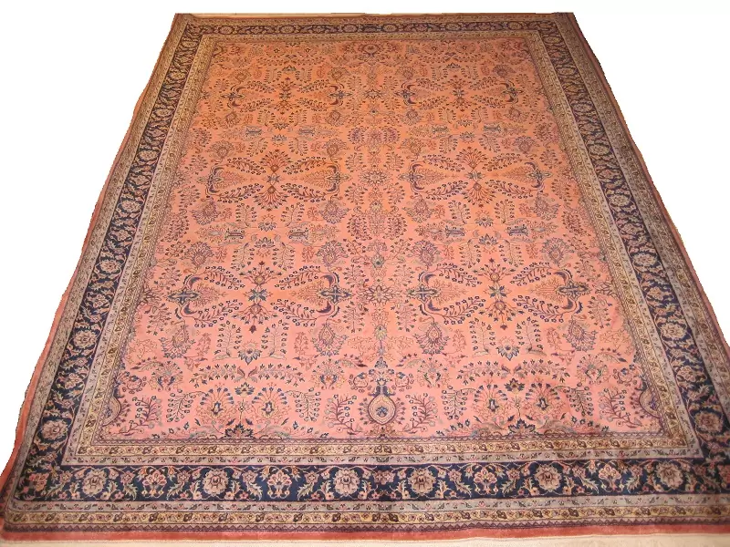 A sarouk style carpet made in china